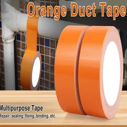 Orange Duct Tape Heavy Duty Industrial Strength,No Residue,Waterproof And Tear By Hand,Multi-Use For Indoor & Outdoor Repairs