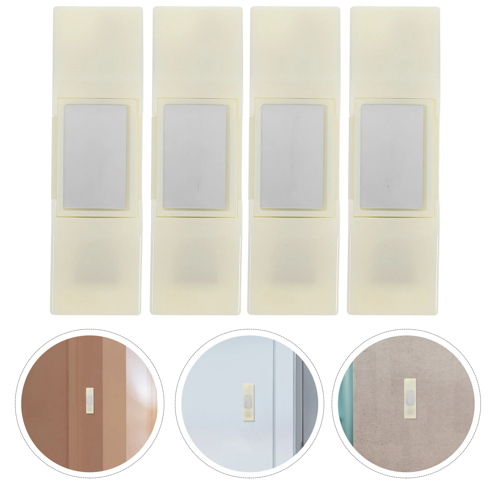 

4Pcs Emergency Call Button for Seniors High Sensitivity Bathroom Access Control Switch Sos Alarm System Home Use