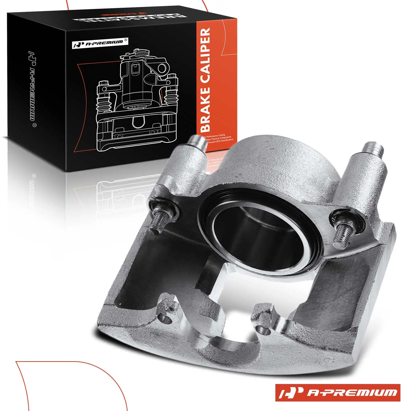 A-Premium Front Right Brake Caliper with 1 Piston for Dodge Ram 2500 Ram 3500 1994-1999 Chevrolet Express 2500 2002 Express 3500