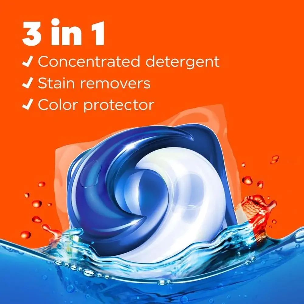 Tide Pods Original Laundry Detergent Packs 112 Count 3-in-1 Cleaning Stain Fighter Color Protector Cold Water Compatible