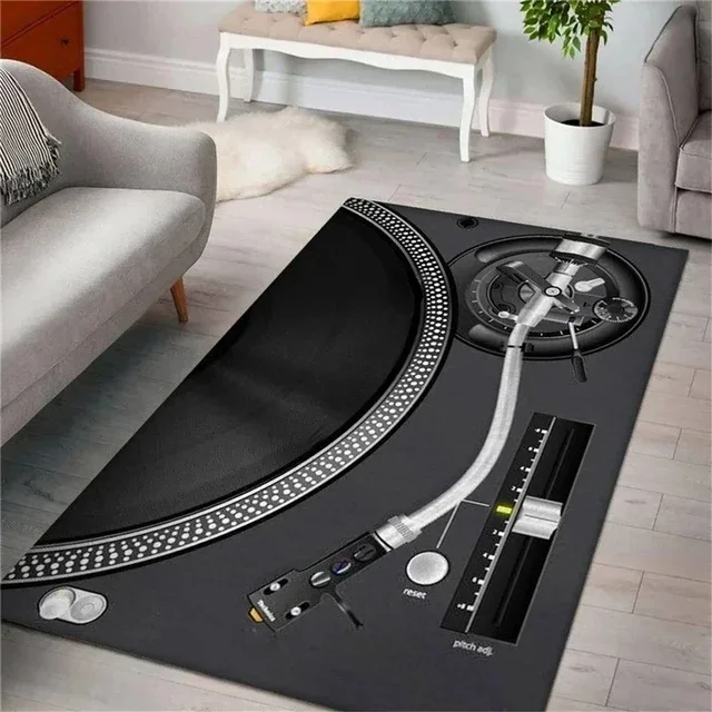 DJ Sound Rug 3D All Over Printed Non-slip Mat Dining Room Living Room Soft Bedroom Carpet Tapete Peludo Decoration Salon Tapis