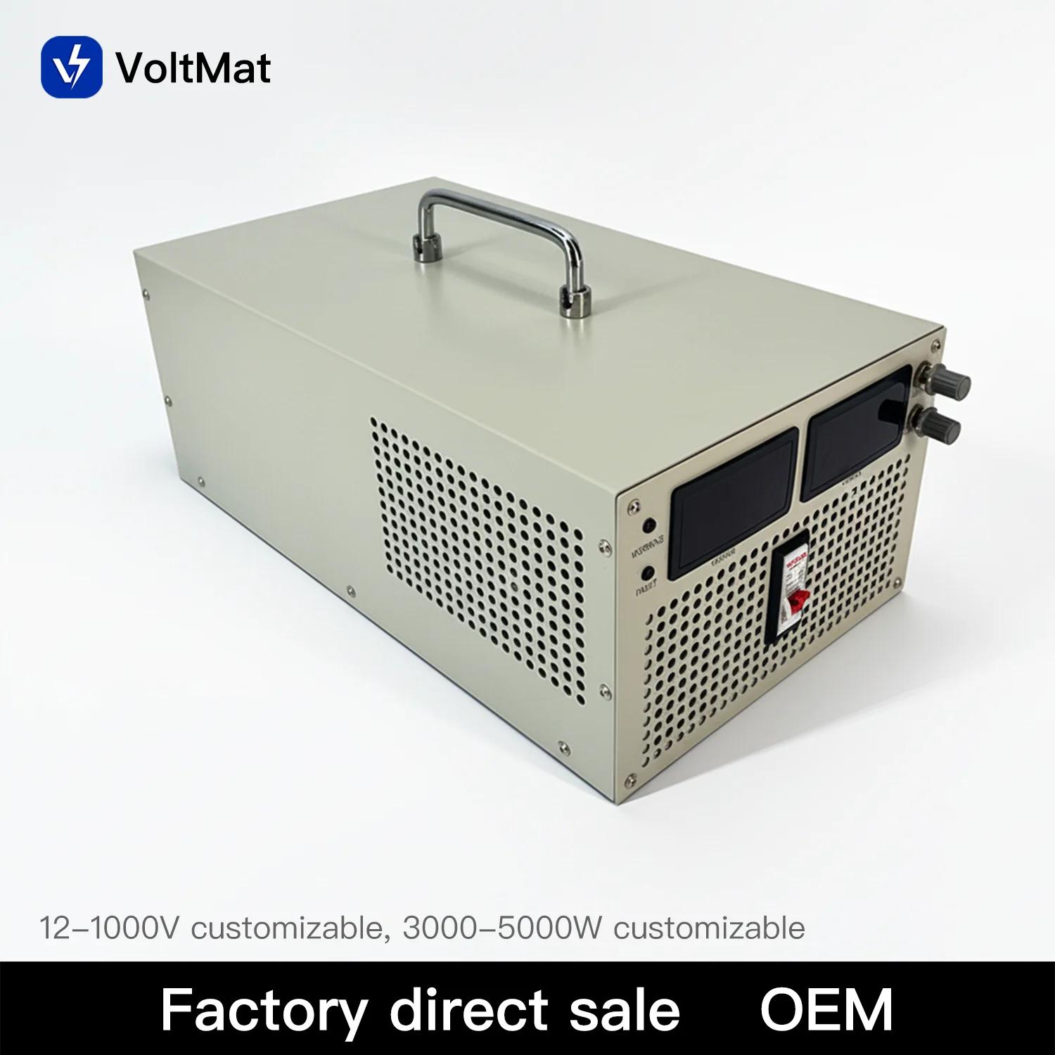 DC Adjustable Switching Power Supply 3000W 12V-1000V Output Industry Use High Stability & Reliability 1 Year Warranty
