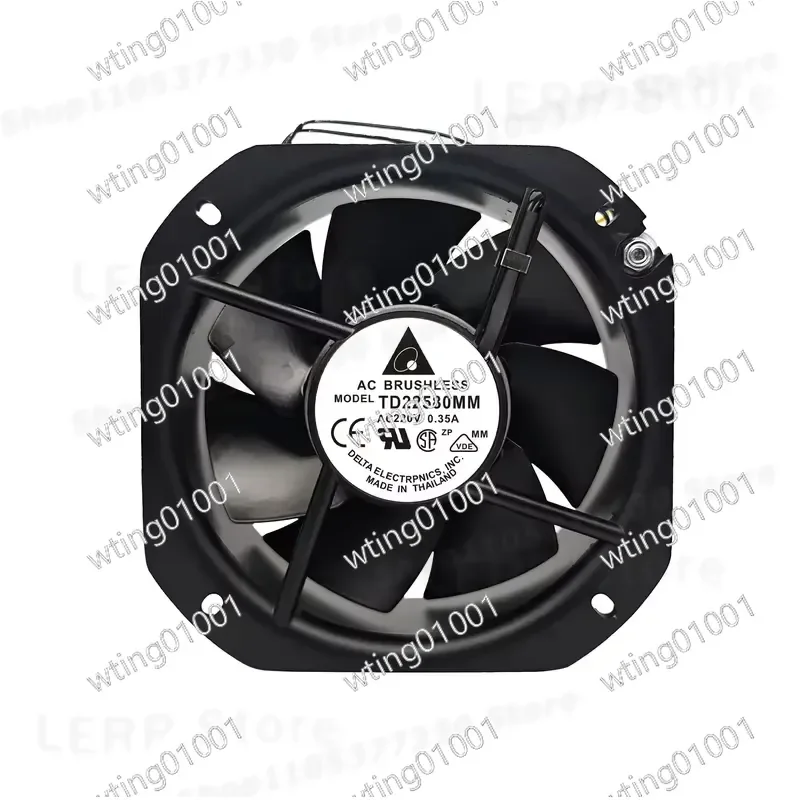 for Delta TD22580MM 28080HH Heatproof Axial Blower AC220V 380V Heavy Duty Ventilation Motor Factory Warehouse Air Circulation
