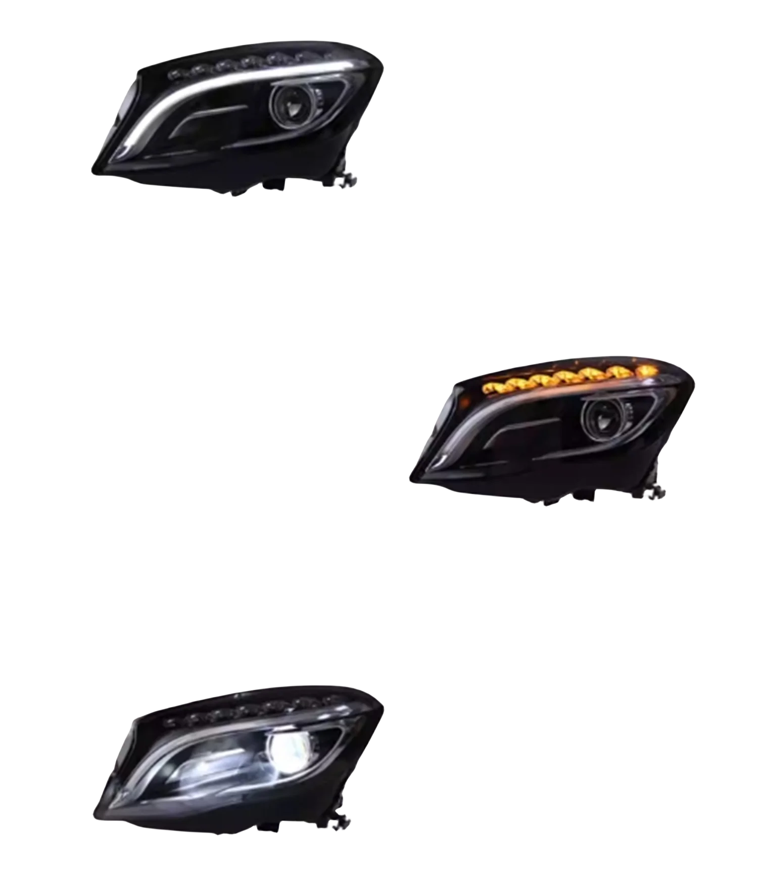 Front headlight assembly for Mercedes Benz GLA Gla200 220 260 15-19 DRL Daytime Running Light Turn signal