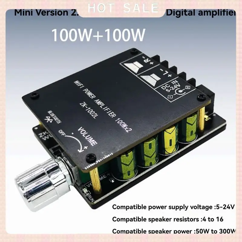 Consegna in 24 ore TPA3116 Scheda amplificatore digitale 1002L 100WX2 Mini scheda amplificatore Bluetooth 5.0 Potenza audio wireless 50W 80W St