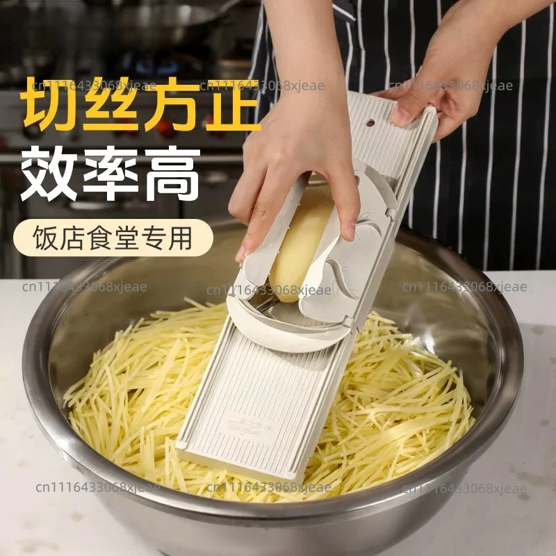 Commercial hand guard potato shredders, restaurant vegetable slicers, and tools for cafeterias and food service