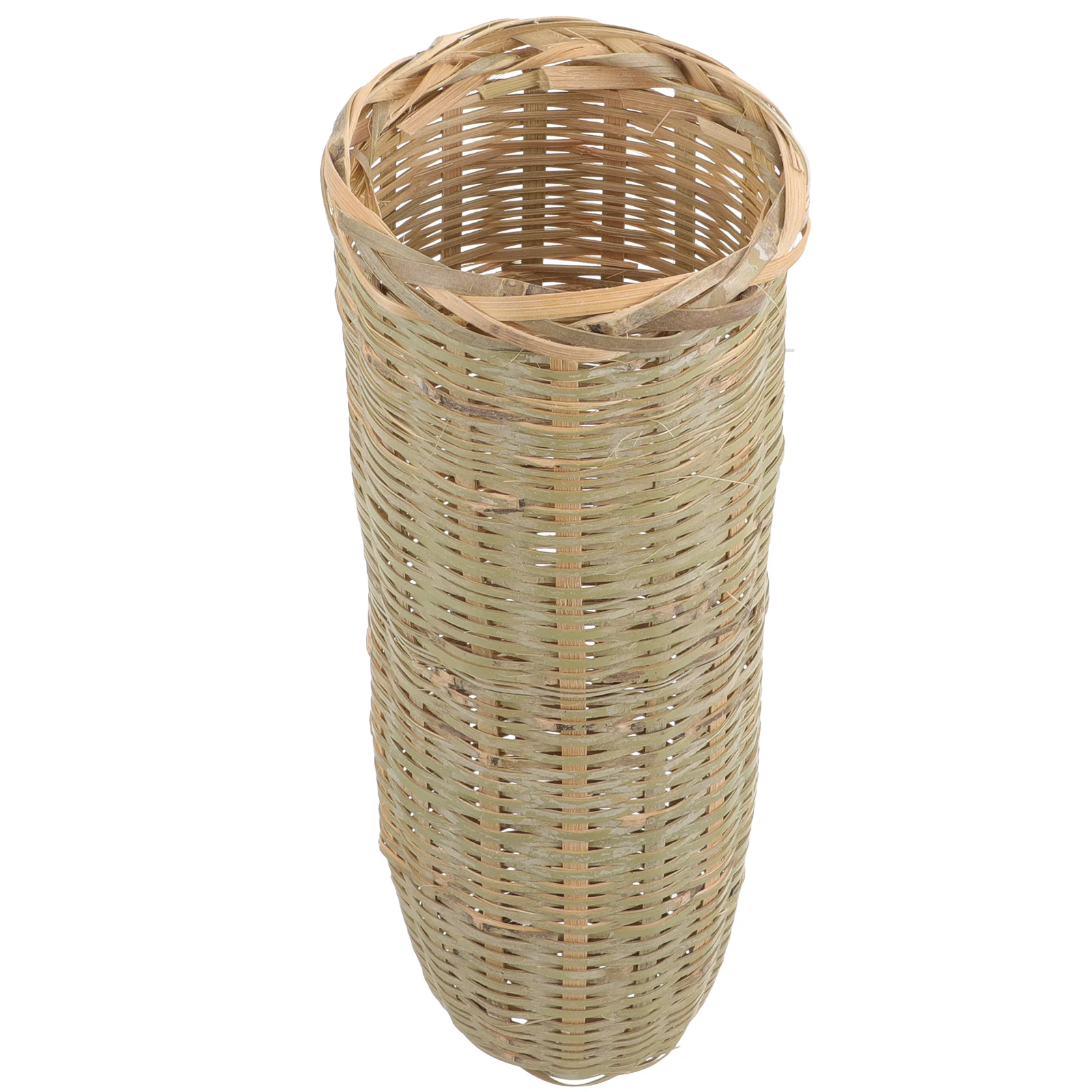 Handmade Bamboo Woven Basket Wine Filter Basket Drain Filter Mesh Beer Filtering Tool-Making Rice Cake Wine Strainer 29x12x12cm