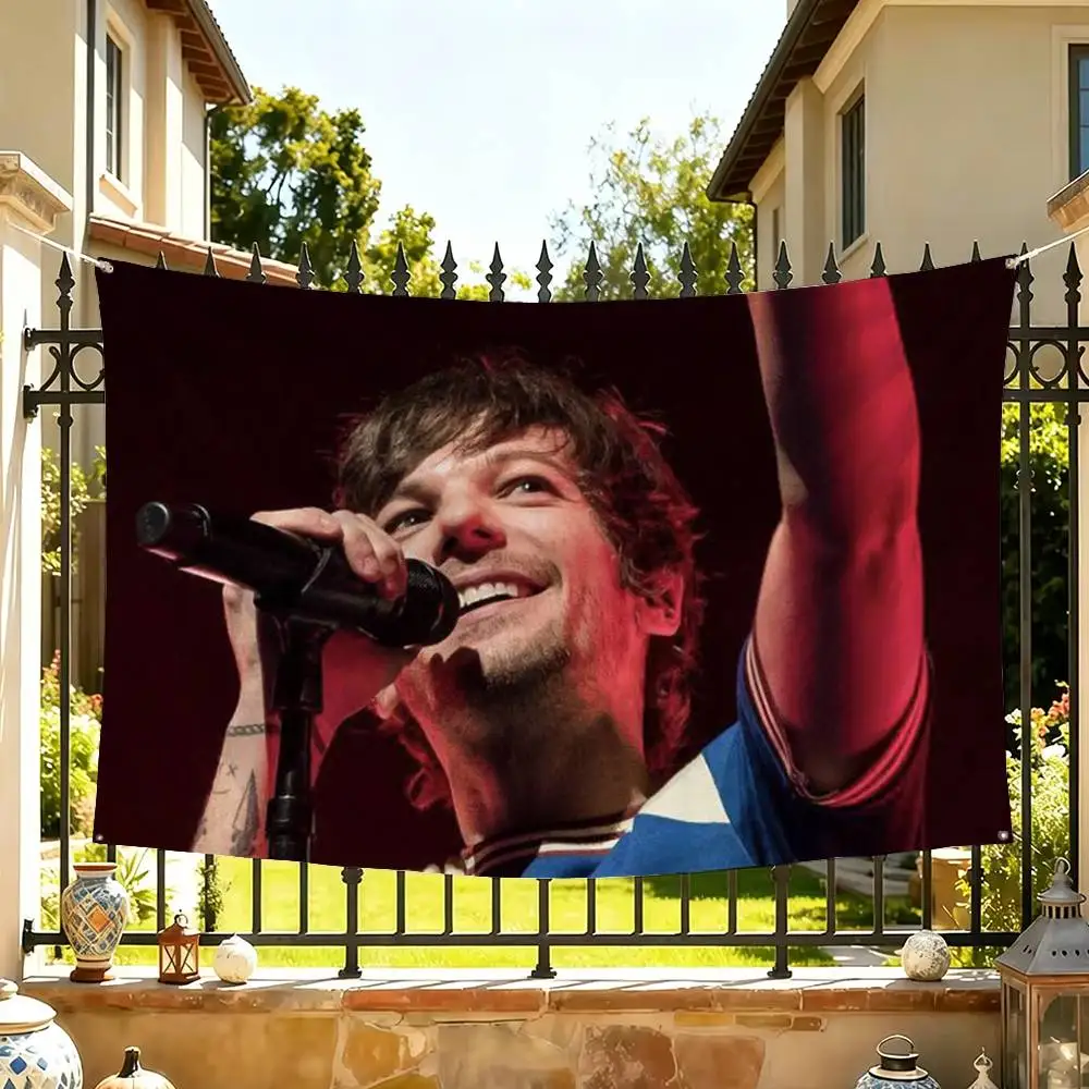 Singer Louis Tomlinson Flag Suitable For Party Club Outdoor Interior Wall Decoration Banner Fans Gift