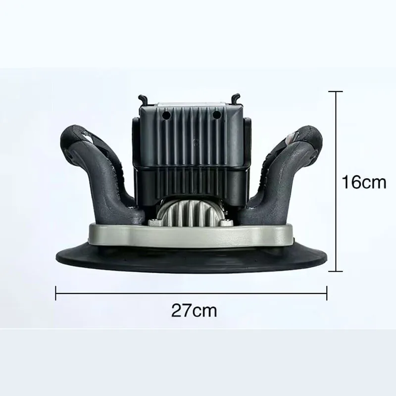 Macchina per la posa di piastrelle piatte 2 in 1 ad altissima potenza con aspirazione e vibrazione, vibratore per piastrelle da 600 kg, parete e pavimento