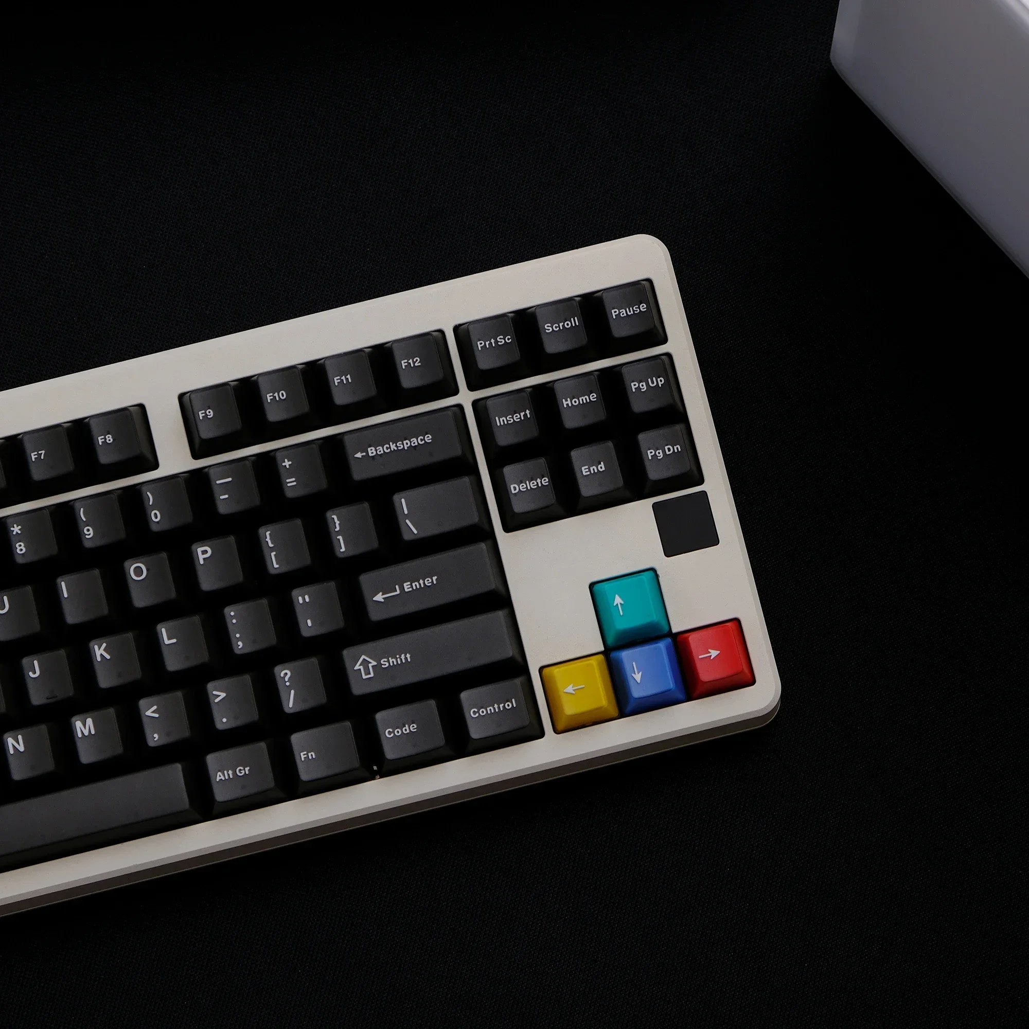 

Neon blue magnetic axis mechanical keyboard keycap ABS two-color molding original factory height