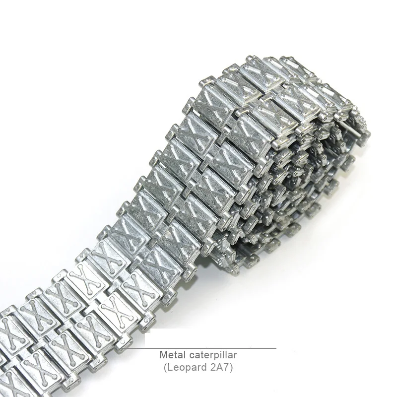 TD Zdalnie sterowany ciężki czołg Leopard 2A7 Ulepszone metalowe części zamienne RC Battle War Military Vehicle