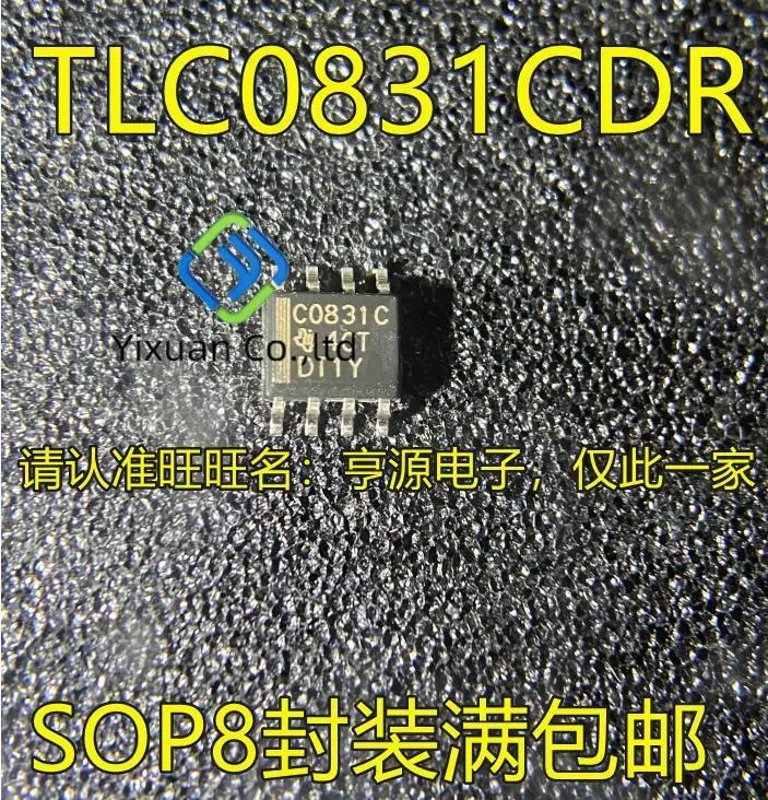 

10pcs original new TLC0831C TLC0831CDR C0831C SOP8-pin analog-to-digital converter