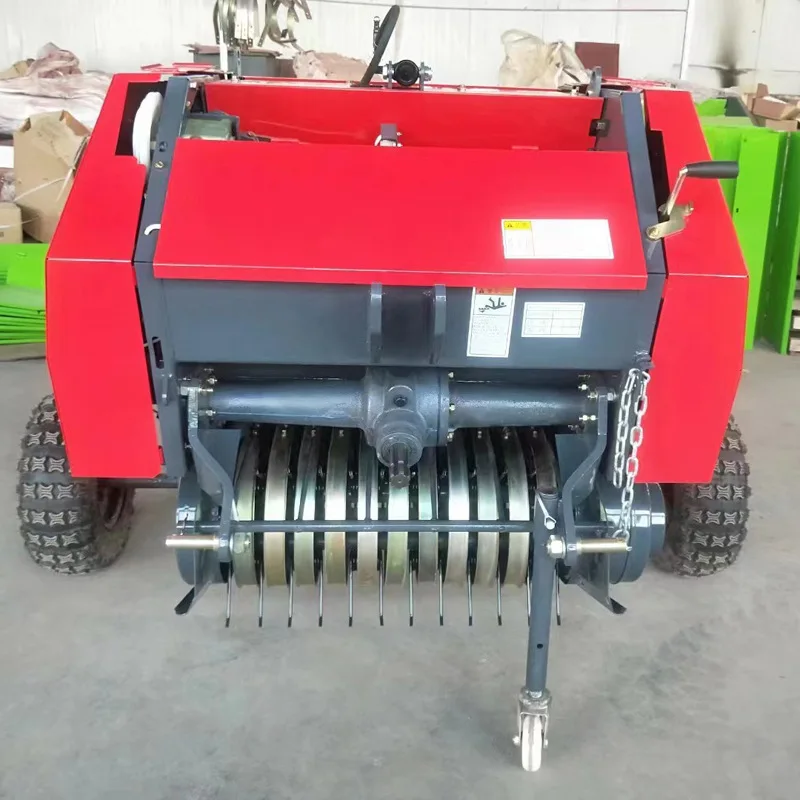 HCY Automatic High Productivity 35kw CE ISO Certified Silage Round Bearing Core Mini Circular High-efficiency Grass Bundling