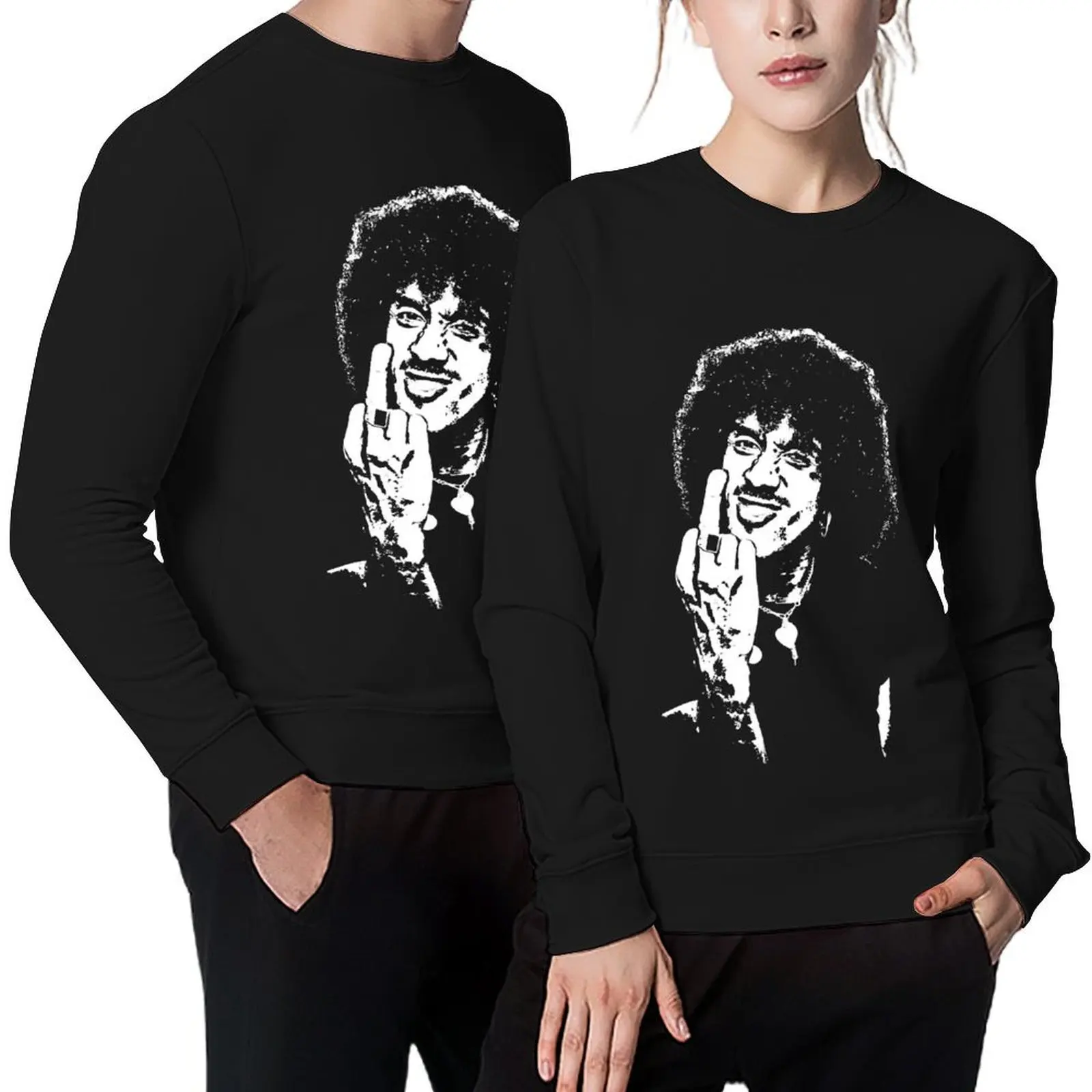 

Thin Lizzy Pullover mens clothing korean style clothes men's winter sweater winter clothes new hoodies and sweatshirts