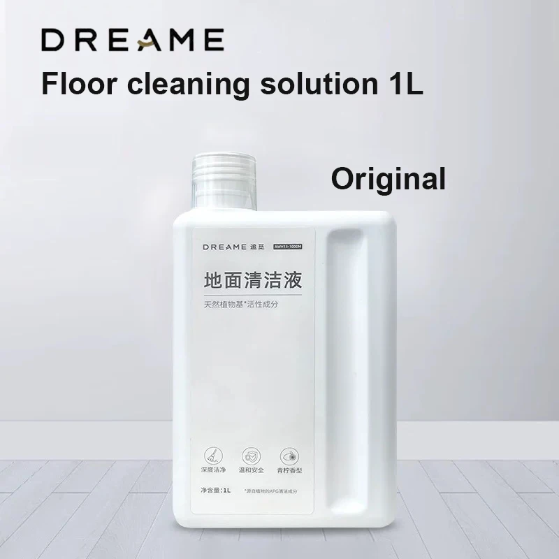 Original Dreame Cleaning solution 1L For L10s Pro Ultra /30Pro Ultra/X30 Ultra/X40 Ultra Complete Cleaning Fluid Accessories