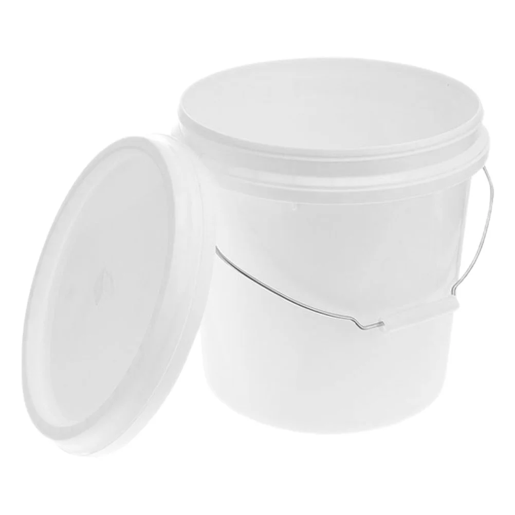 

Plastic Bucket with Lid 10L Paint Empty Pigment Container Buckets for Painting Practical Storage Color Mixing Hand-held