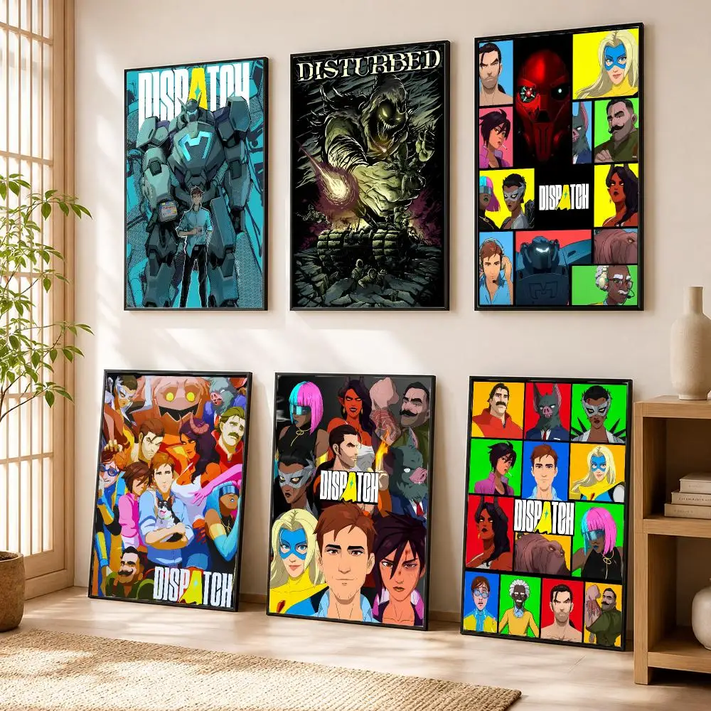 D-Dispatch Popular Game Poster Modern Home Living Bedroom Bar Hallway Waterproof Wall Art Aesthetic Decor