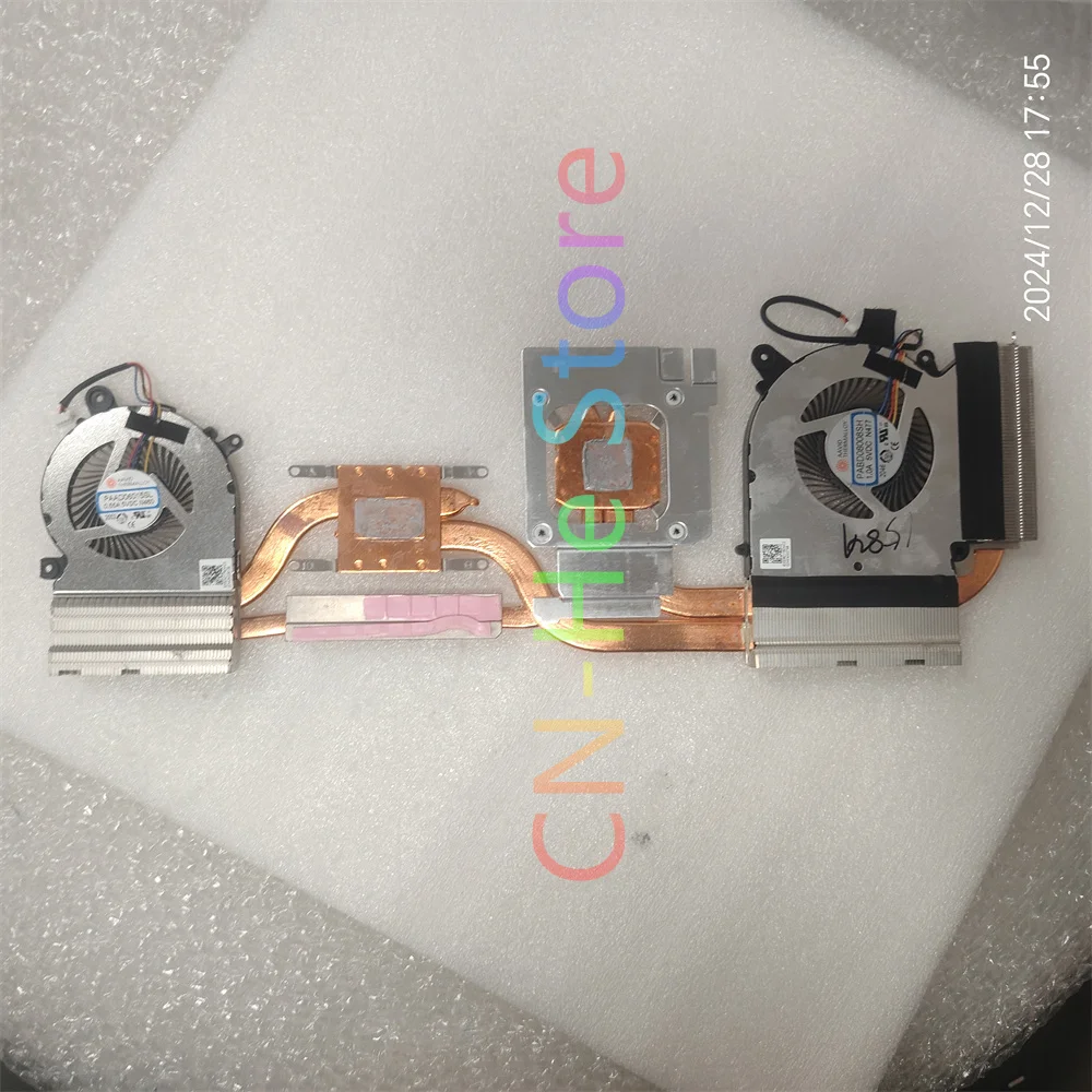 Original MS-1581 N459 N460 FOR MSI GE66 GL66 CPU Graphics Heatsink Cooler Cooling Fan Tested Fast Shipping