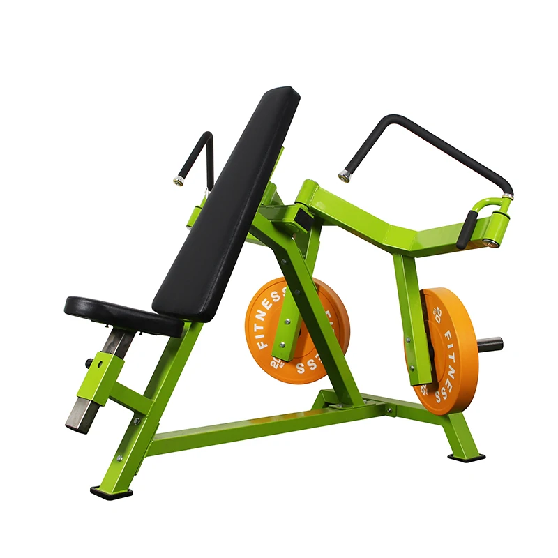 

Commercial Grade Steel Incline Chest Press Machine Plate Loaded Pec Fly Gym Equipment