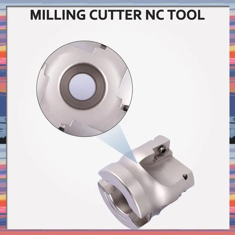 

AFBC MT2 M10&50Mm Face End Mill Cutter+10 Pcs APMT1604 Carbide Insert Wrench CNC