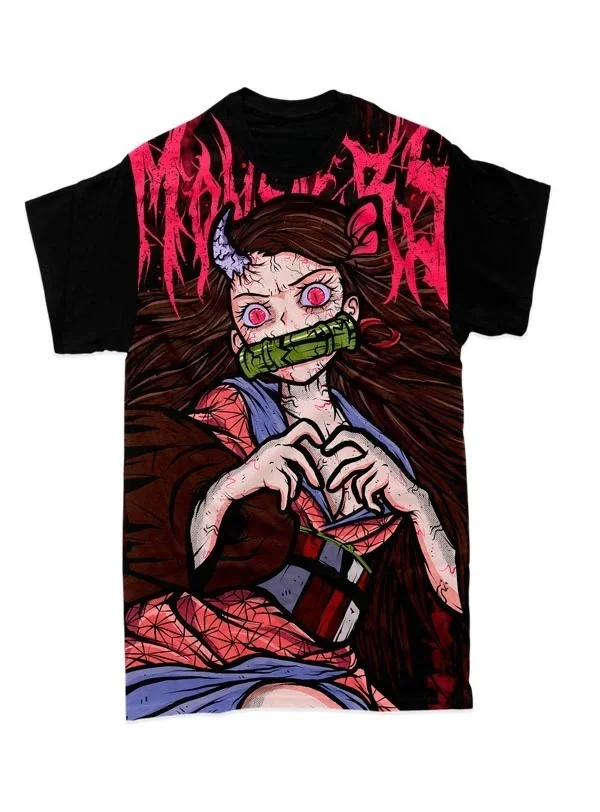 Bandai IP Printed Tee Features Striking Character Art. Create Eye-catching Outfits with Bold Anime Prints. Quick Dry Breathable.