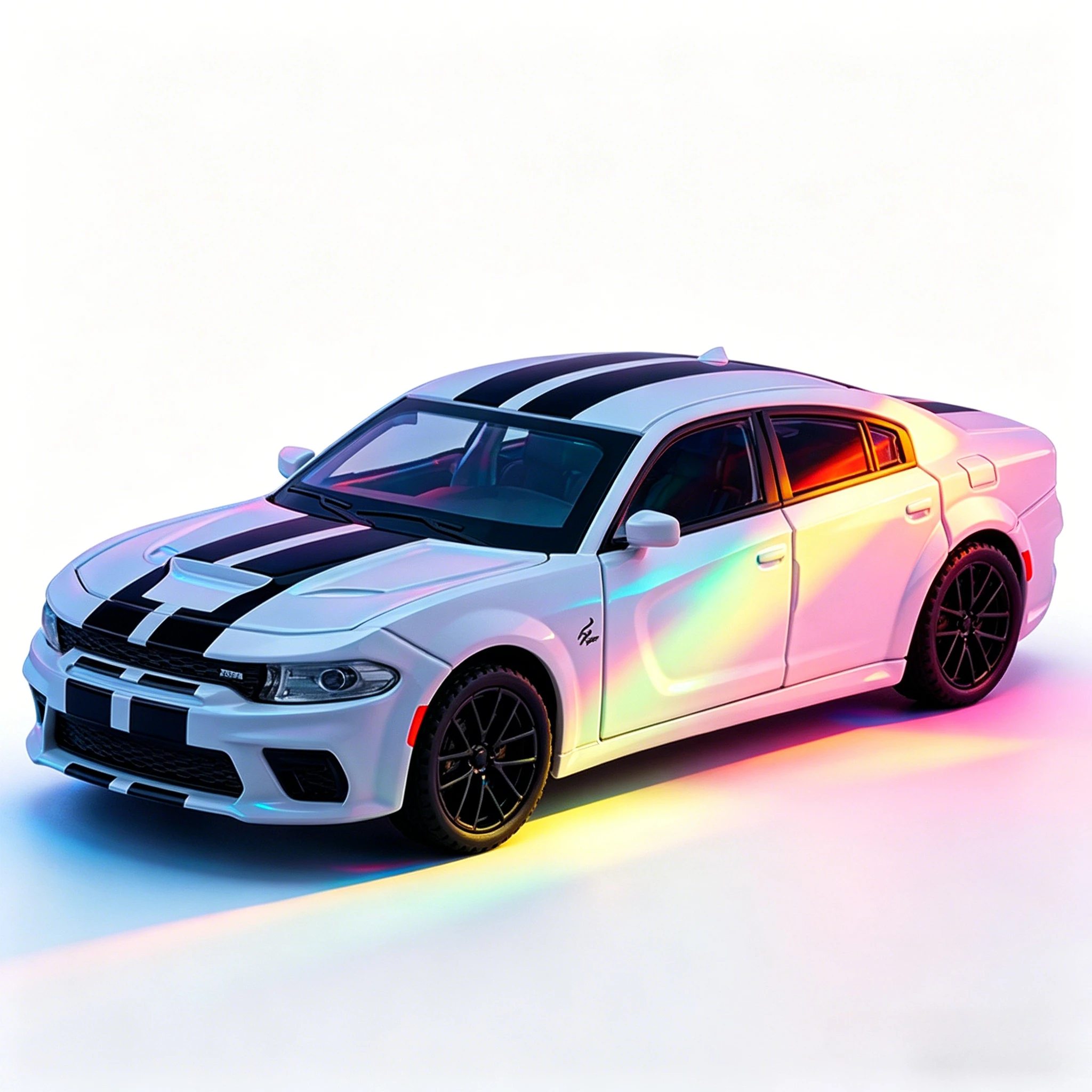 

Модель спортивного автомобиля Charger SRT 1:32 из сплава, литая под давлением, с имитацией звука и света, для детей, подарок
