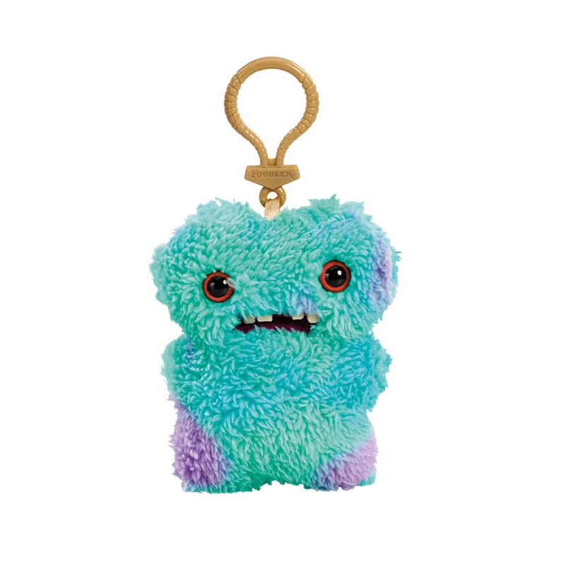 10cm Fuggler Plüsch-Spielzeug Schlüsselanhänger Lustiges Hässliches Zahnmonster Baby Fugg Weit Augenstarrtendes Seltsames Weiches Stofftier Taschenanhänger Schlüsselring Geschenk – Detail 5