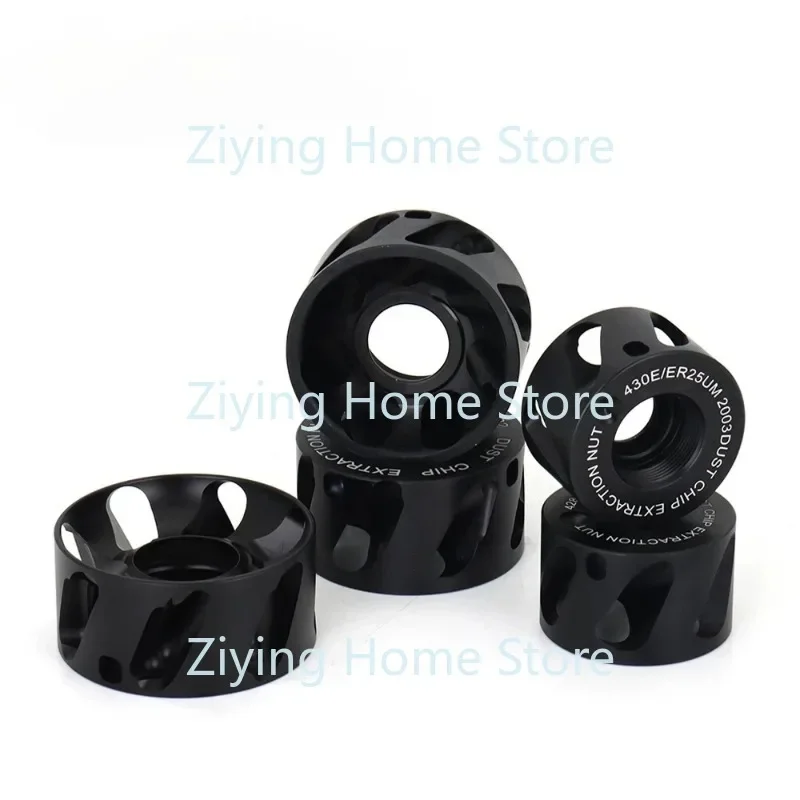 ER20 ER25 ER32 ER40 Vacuum Nut Speed 24000rpm Aluminum Anti-Rust Shock Absorption Professional Dust Removal Nut 1pc