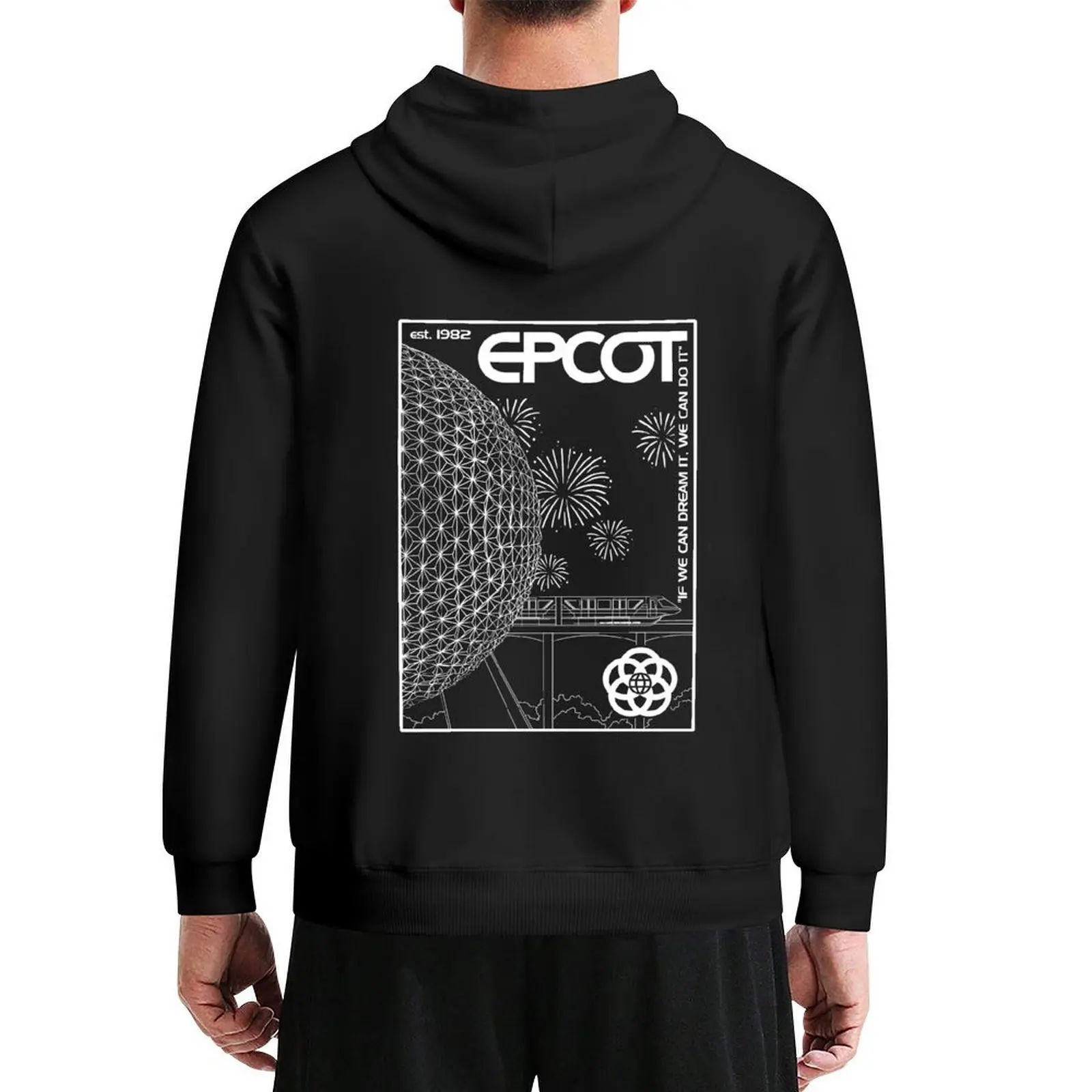 

Epcot Center. Hoodie blouse anime clothing korean autumn clothes hooded shirt graphic hoodie