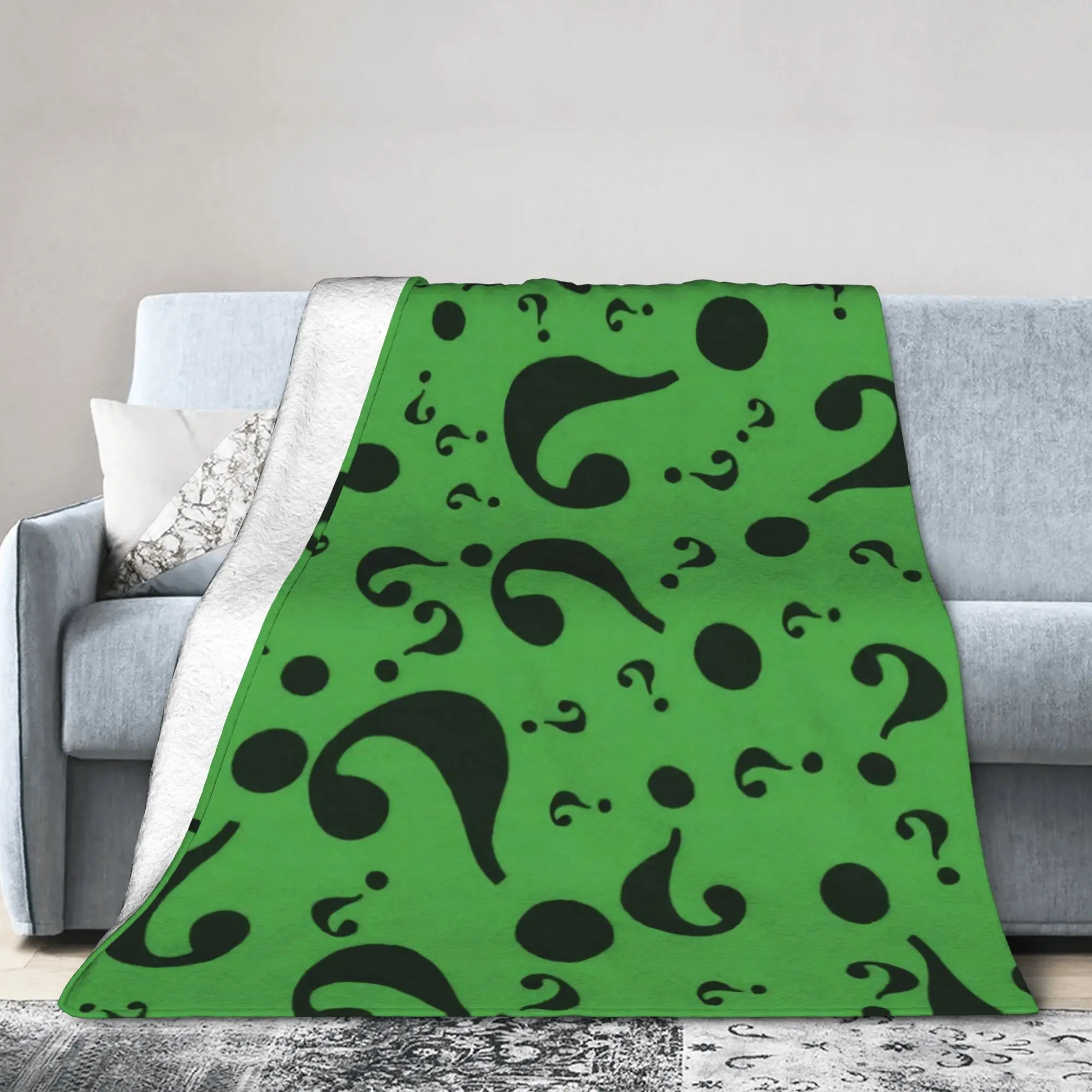 Paul Dano Riddler Blankets Coral Fleece Plush Bat Man Ultra-Soft Throw Blankets for Bed Bed Rug