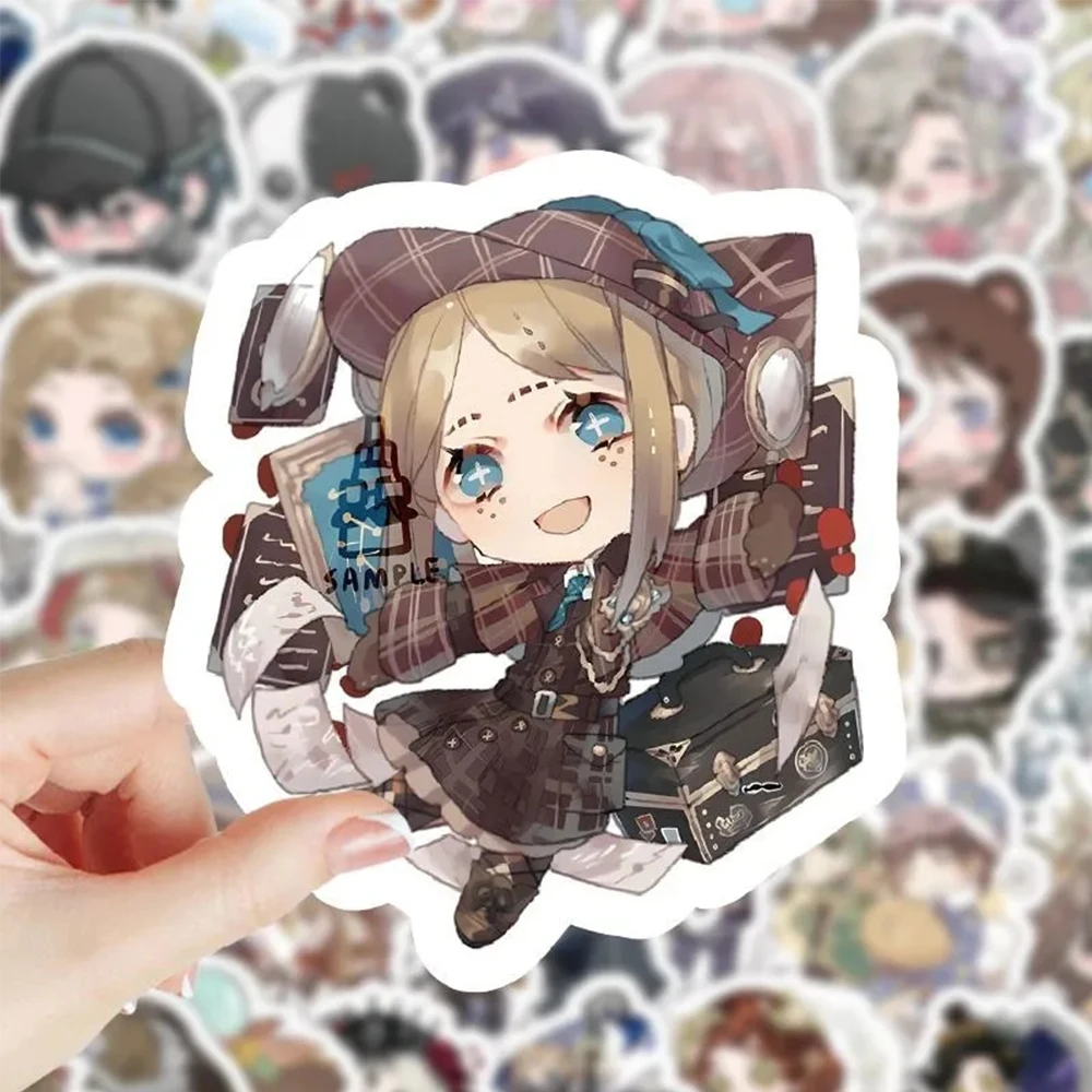 10/30/50/100 Stück Q-Version Kawaii Game Identity V Aufkleber Niedliche Cartoon-Graffiti-Sticker für Schreibwaren, Koffer, Handy, Spielzeug