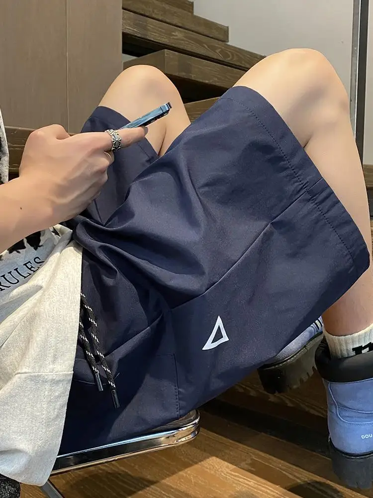 

Мужские летние брюки-шорты Qui Dry Sports, модные, тонкие, свободного кроя, больших размеров, длиной до колена