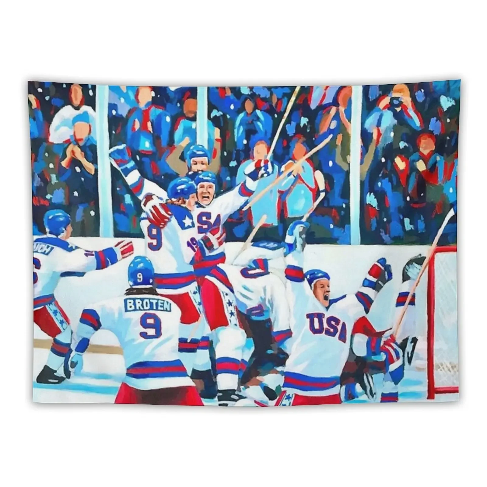 

Miracle on Ice Tapestry Aesthetic Home Decor Room Decorating Aesthetic Decoration Room Aesthetics For Room Tapestry