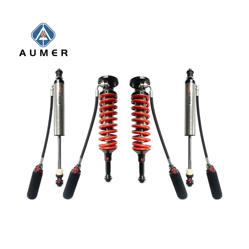 Aumer Compression Damping Force Adjustable 4x4 Off Road Suspension Lift Kit Shock Absorber for Prado 120 150 Fj Cruiser