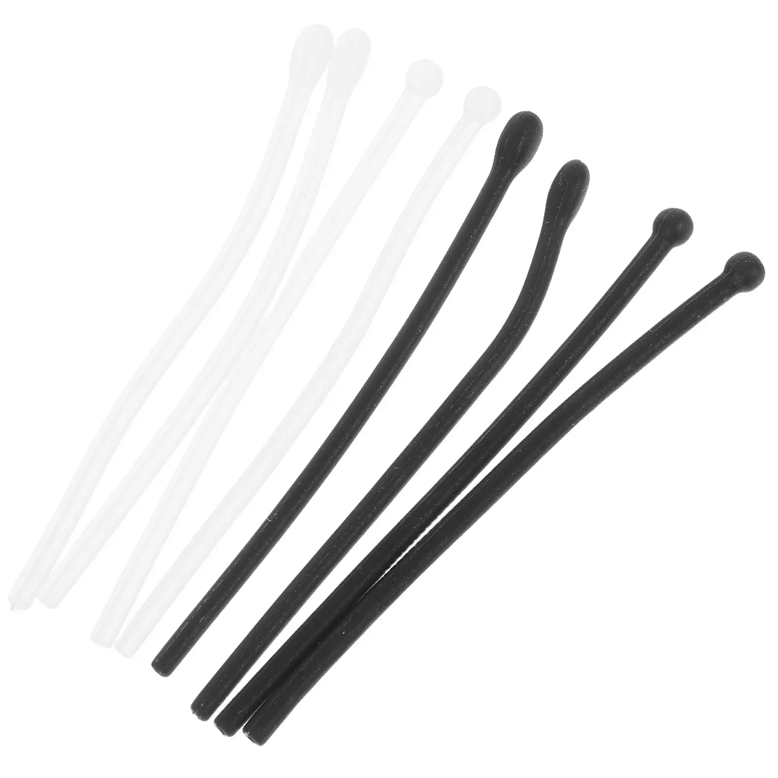 

4Pairs Silicone Anti-Slip Eyeglass Ear Grips Temple Sleeves Soft Comfortable Wear Long-Lasting Protection Glasses Retainers