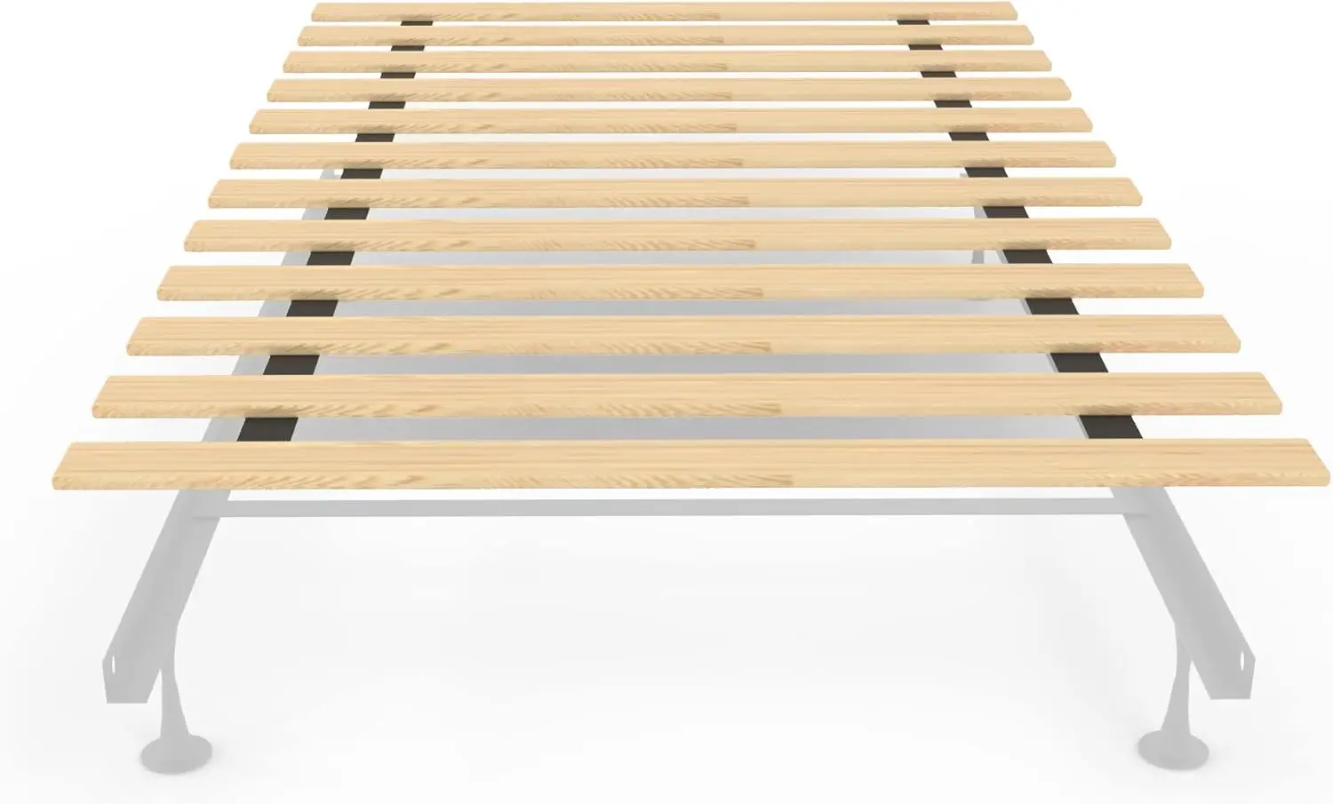 

, 0.68-Inch Heavy Duty Horizontal Wooden Bunkie Board/Bed Slats, Twin, Beige