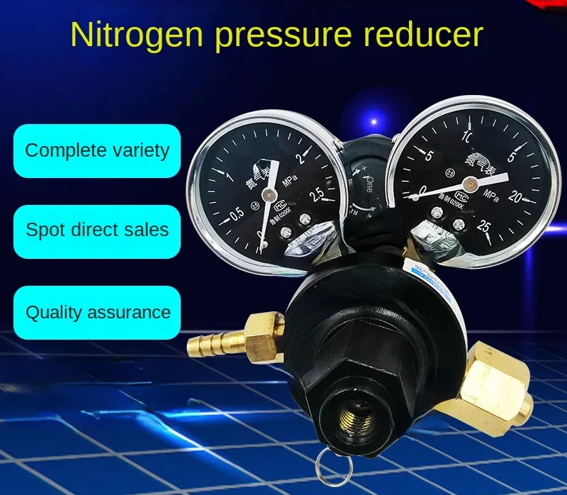 Nitrogen Pressure Reducer Yqd09 Nitrogen Pressure Regulating Valve Cylinder Pressure Reducing Pressure Gauge Gas Pressure