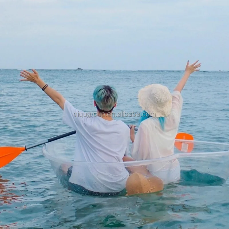 

Popular Photography Water Entertainment with Paddle clear Boat Transparent Kayak