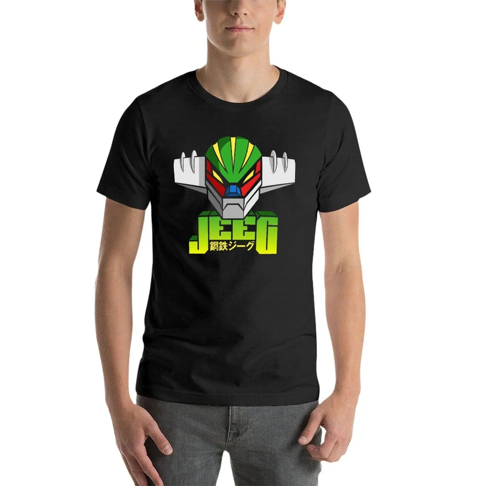 Fresh Mechas 02 Mazinger Z Steel Jeeg Robot Kotetsu Dark Great 4 T-shirt Motion Tshirt Novelty Humor Graphic Home Eur Size