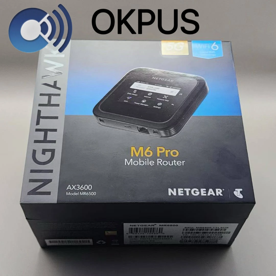 OKPUS Renew Netgear Nighthawk M6 Pro MR6500 Wifi Router Wireless Modems Global Sub-6 WiFi Mobile Hotspot Routers 3.6Gbps SDX65