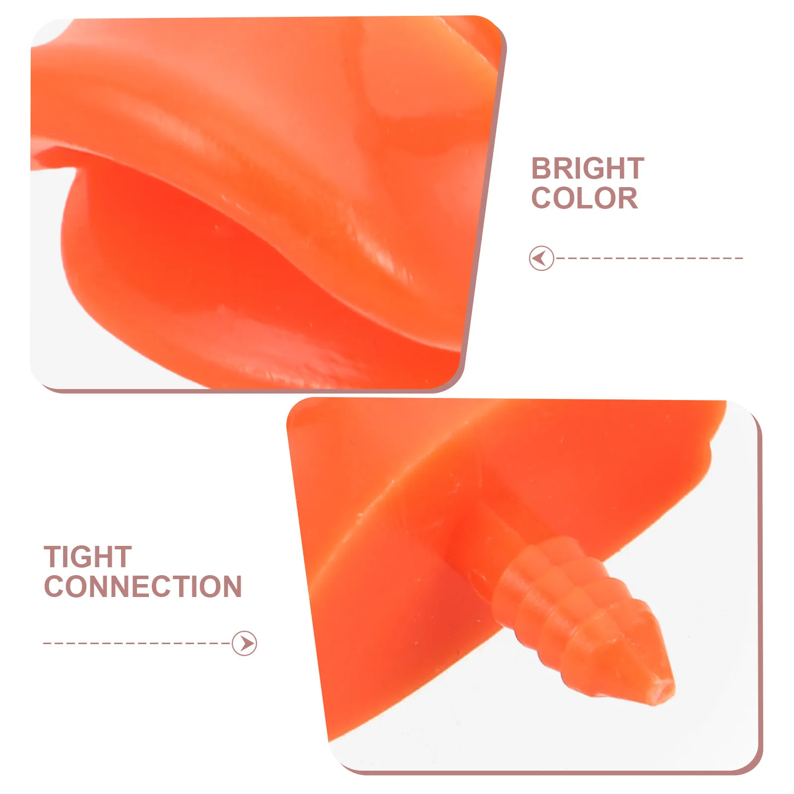 60Pcs Duck Beak Threaded Plastic Mouth Inserts with Washer for Crafting DIY Animal Accessories Replacement Duck Mouth Sealing