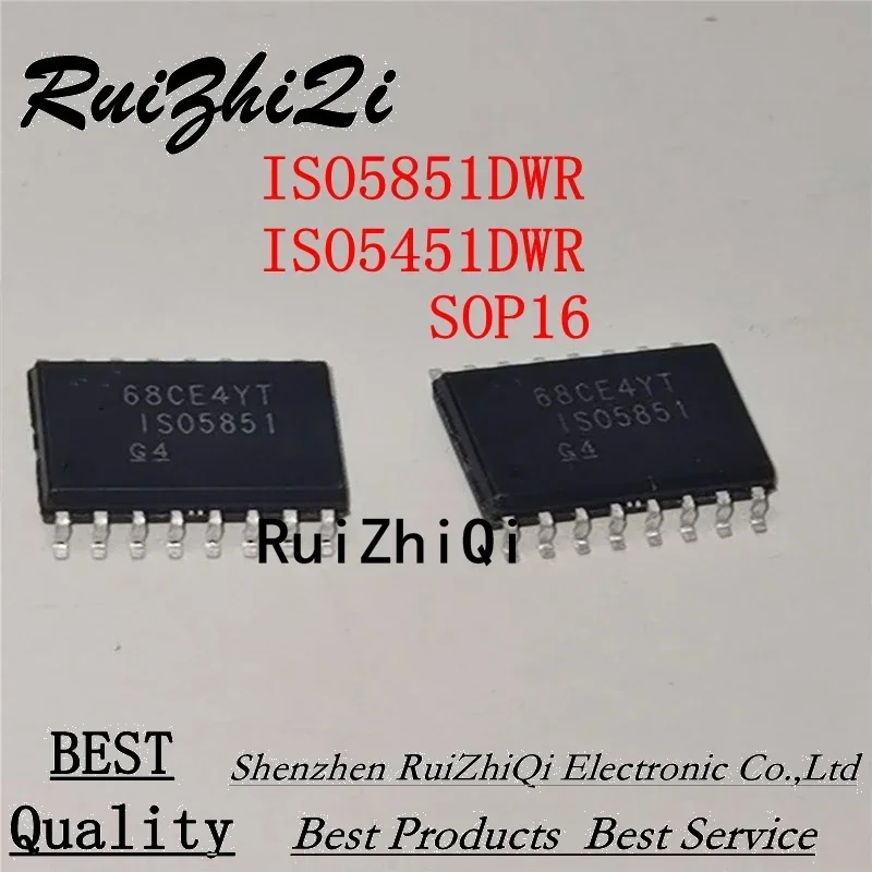 

НОВИНКА, 5 ШТ./ПАРТИЯ ISO5851DWR ISO5451DWR SOP16 В НАЛИЧИИ