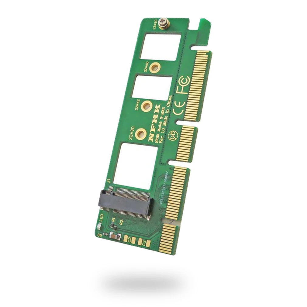 NVMe M.2 NGFF SSD ถึง PCIe X4 อะแดปเตอร์การ์ดใช้งานร่วมกับ PCIe X4 X16 - Storage Expansion Bridge