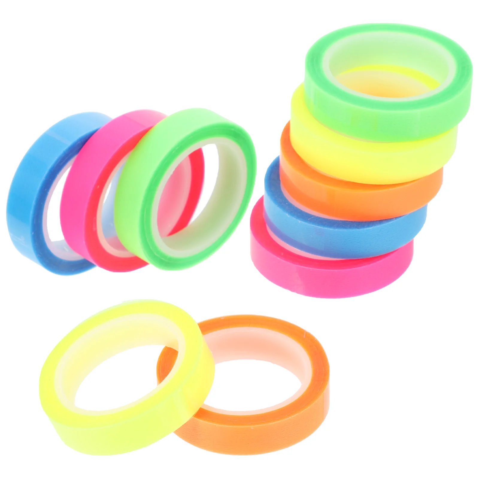 10 Rolls Waterproof Index Sticker Professional Tapes Book Sticky Tabs Simple Trustworthy Highlighter for Books The Pet