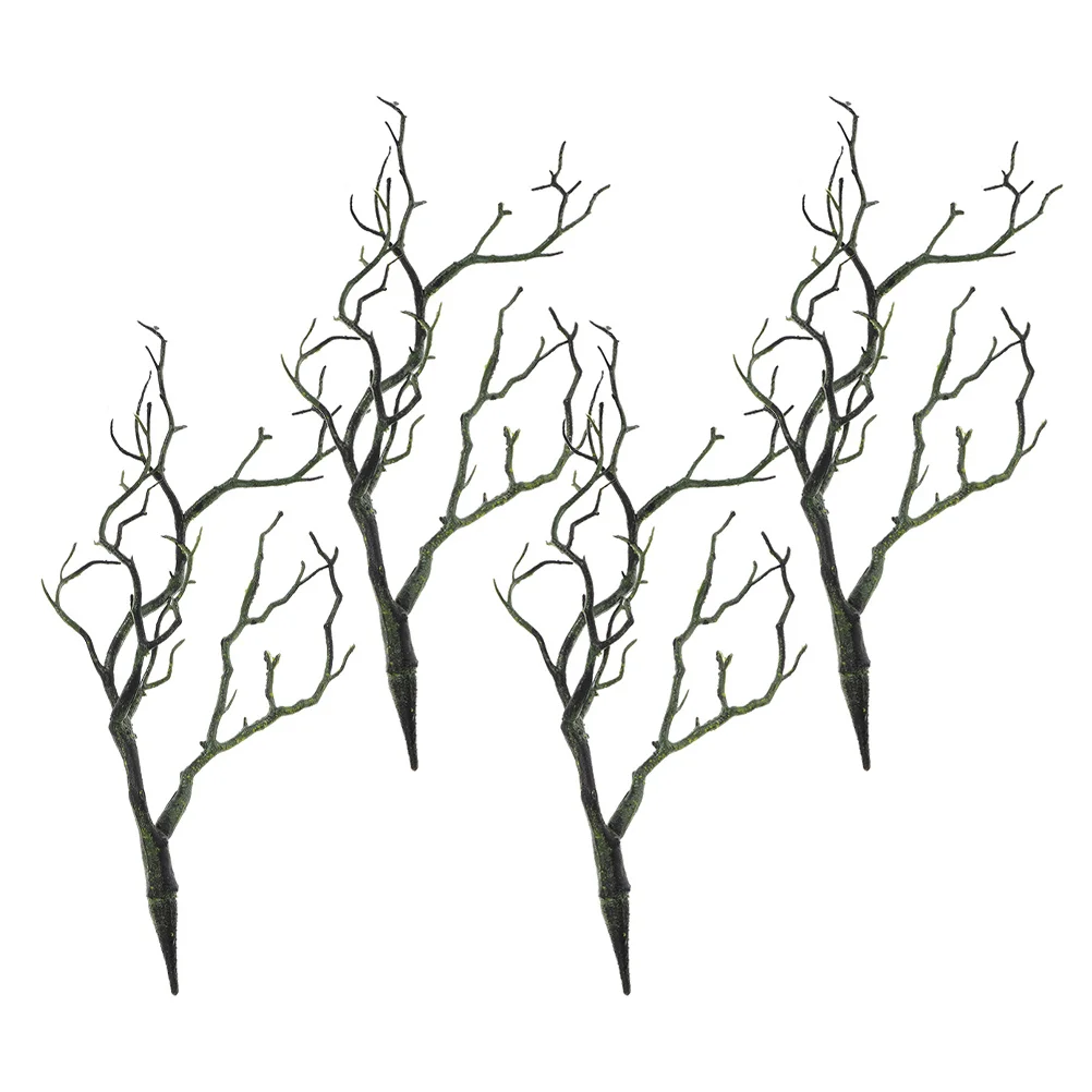 

4 Pcs Simulated Tree Branch Branches for Vase Antler Decorative Artificial Twigs Vases Accessories