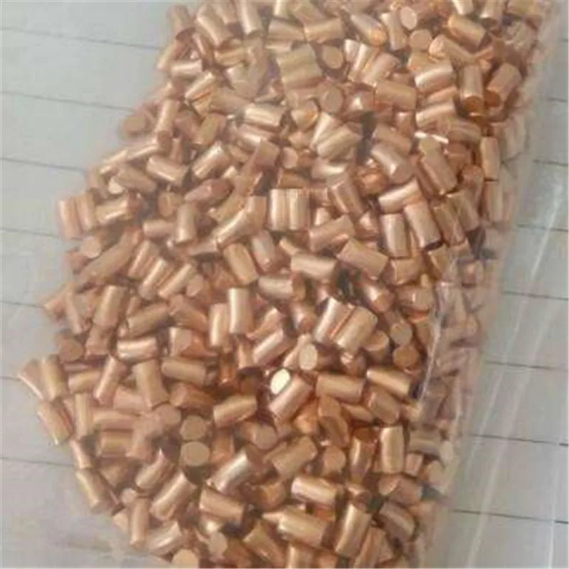 Old Pure copper particles Electrolytic copper particles Single crystal copper particles Copper blocks Copper particles Copper