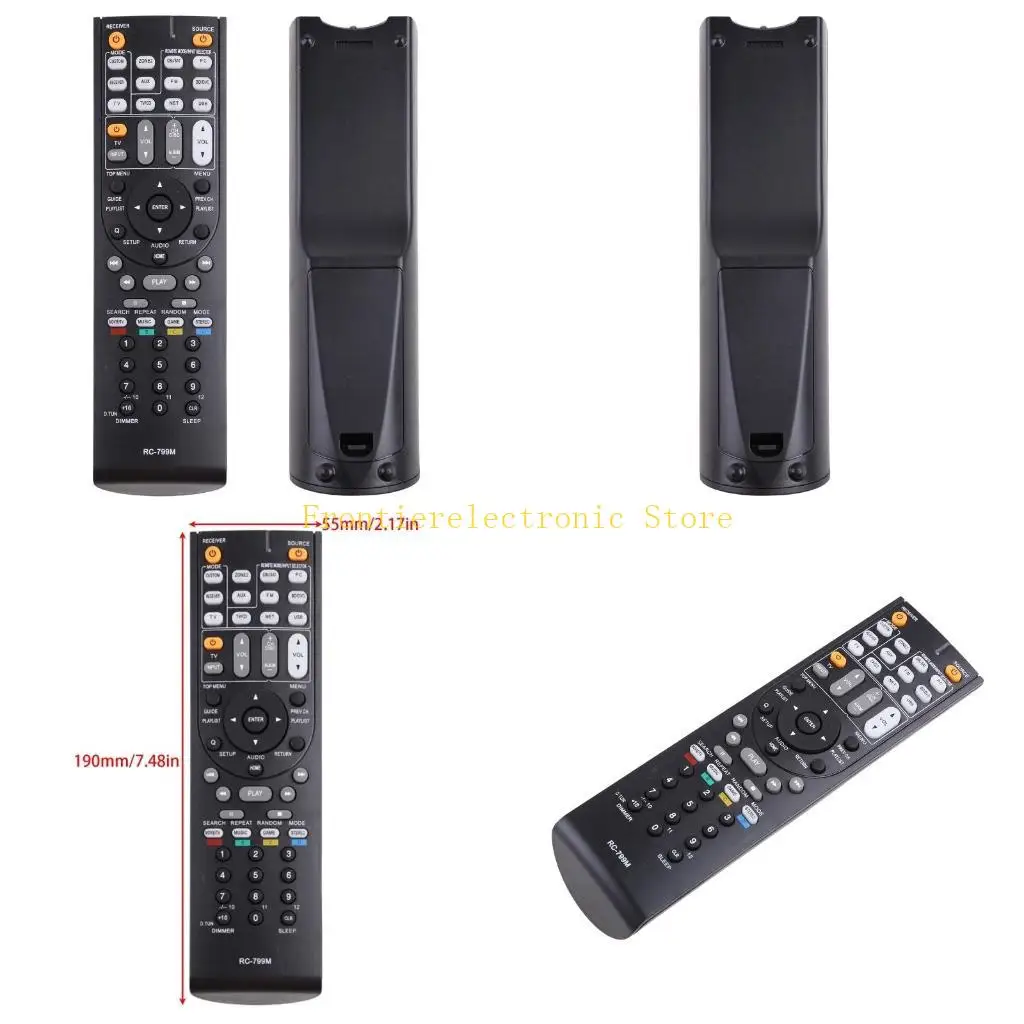 

G8DB Living Room AV Receiver Remote Control RC-799M for Onkyo HT-R391 HT-R558 HT-R590