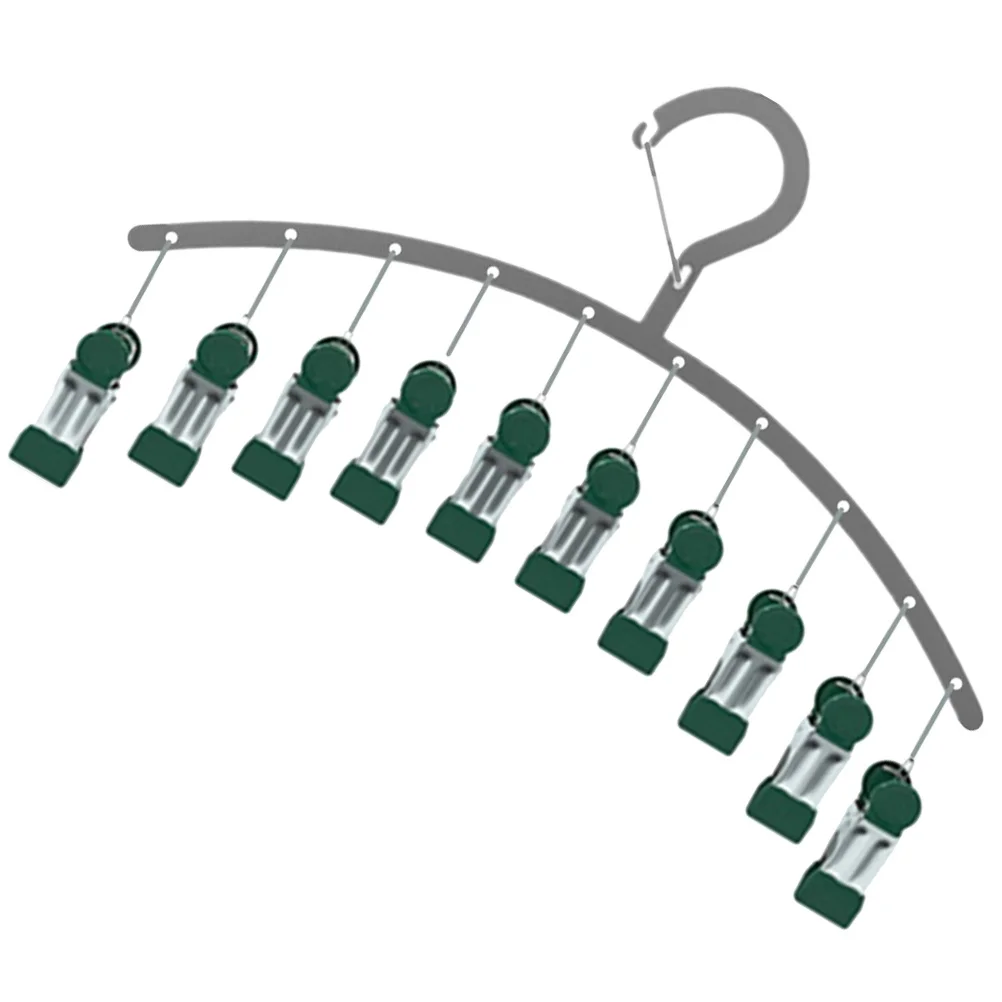 

Stainless Steel Clothes Hanger Drying Rack Clips Closet Organizer for Socks Underwear Gloves Bras Hangers Space Saving