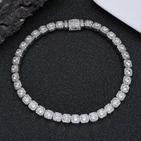 5mm Iced Tennis Chain Bracelet Bling Zircon Cluster Diamond 18k Gold Plated Bracelet for Women Men Hip Hop Jewelry - Image 2