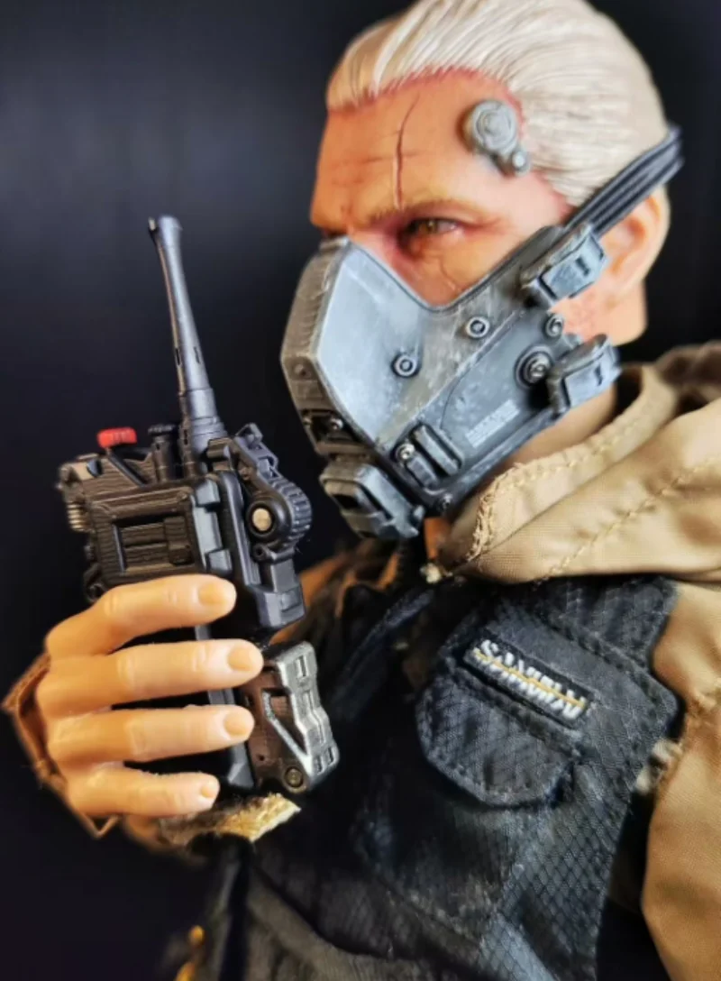 Modello walkie-talkie soldato in scala 1/6 per figura da 12 pollici